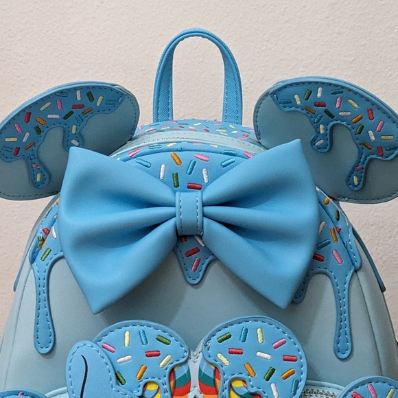 NWT! Loungefly Disney Minnie Mouse Lollipop And Sprinkles Mini Backpack - Picture 3 of 15
